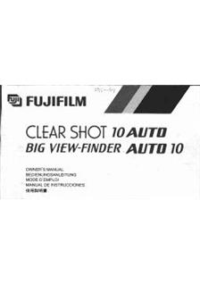 Fujifilm ClearShot 10 Auto manual. Camera Instructions.